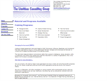 Tablet Screenshot of limitlessconsulting.com